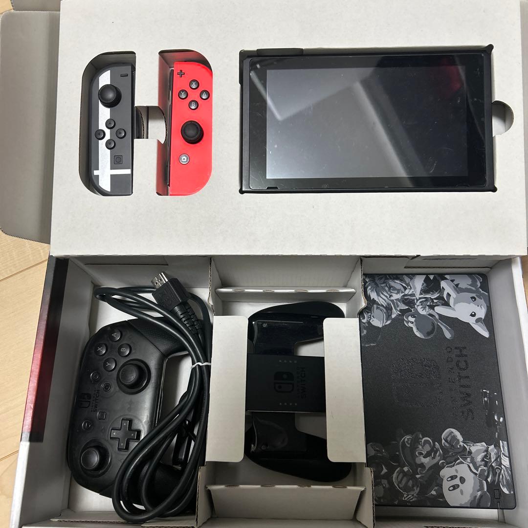 (プロコン付き)Nintendo Switch 赤/黒 本体