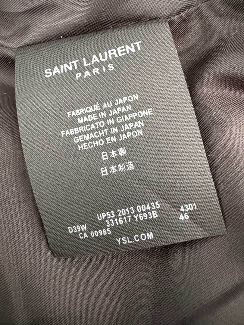極美品　SAINT LAURENT 限定ジャケット　黒