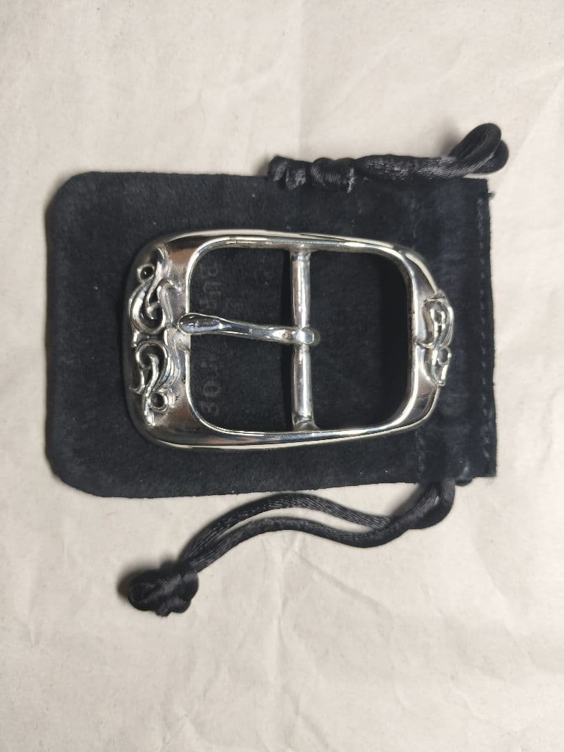 BURDEN OF PROOF バーデンオブプルーフ シルバーベルト バックル