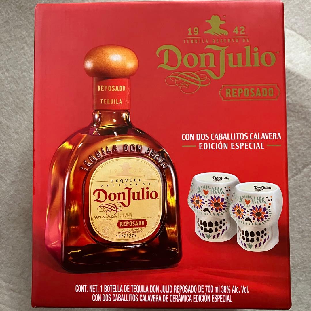 [日本未発売•限定品]　ドンフリオ　レポサド　700ml ドクログラス2つ付き