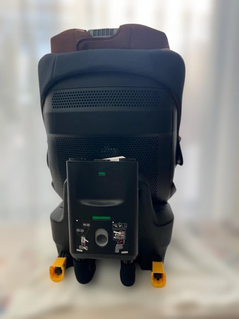 【ミモザ。。♪ 】AILEBEBE ネイビー 回転式チャイルドシート