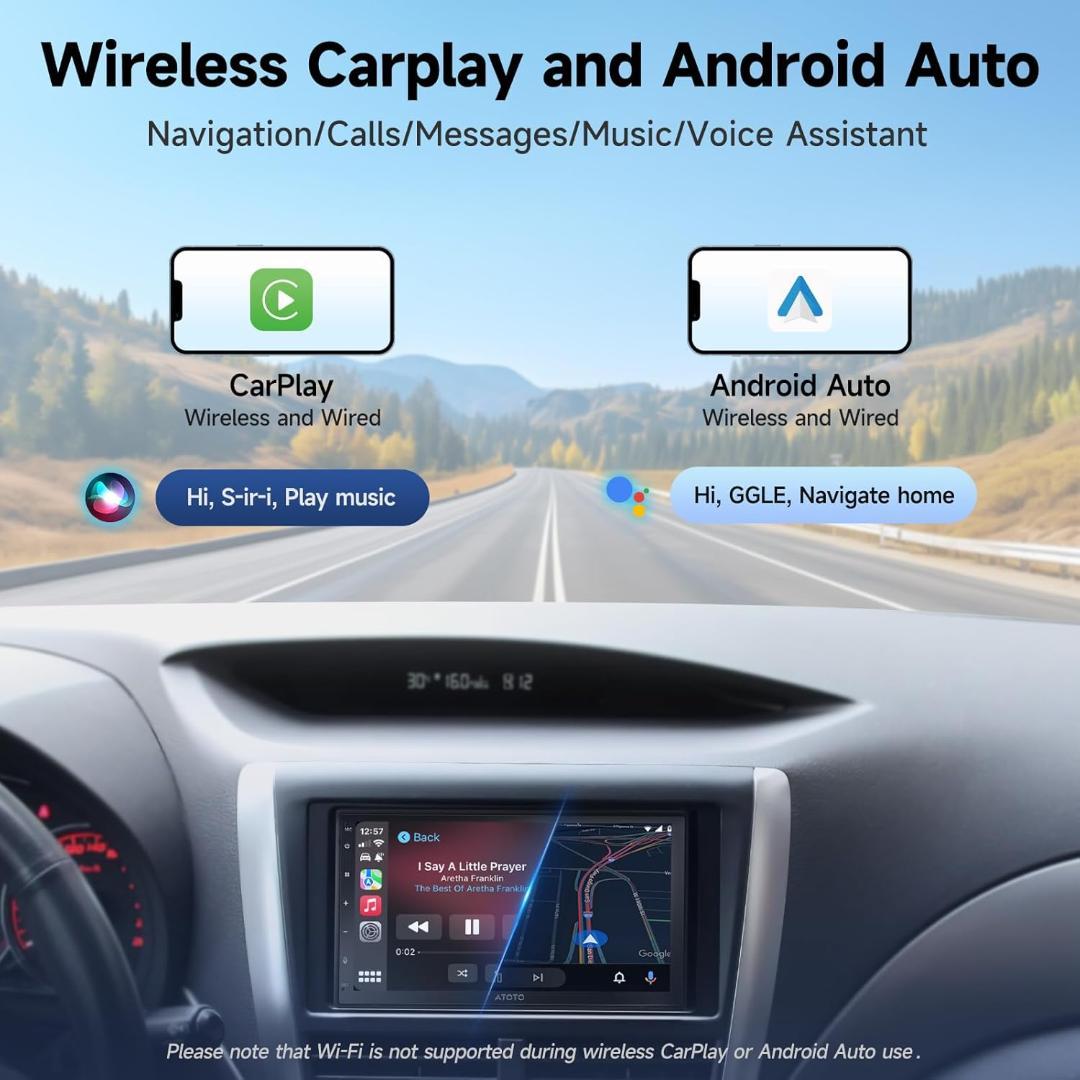 ATOTO A5L Android 7インチ ワイヤレスCarPlay