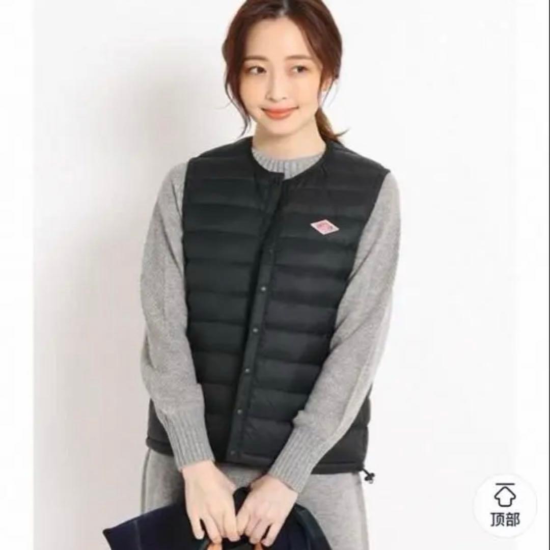 新品未使用　DANTON インナーダウン　クルーネックベスト　Ｌ