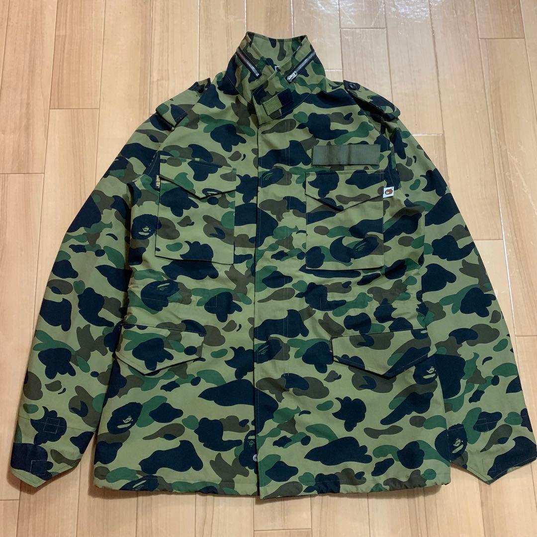 ジャケット・アウター BAPE M-65 CAMO Military Jacket GORE-TEX