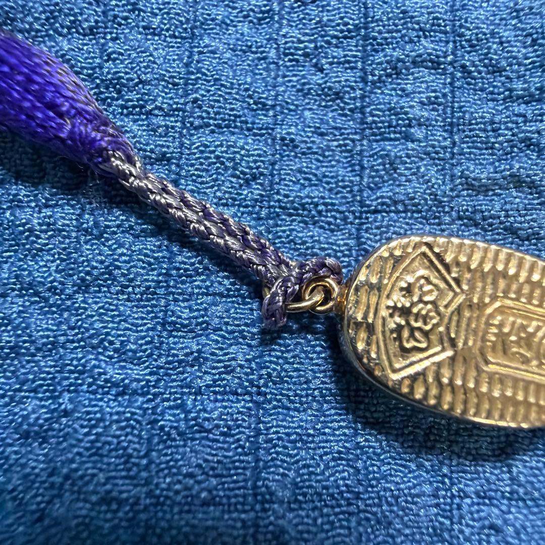 K18 小判型ストラップ