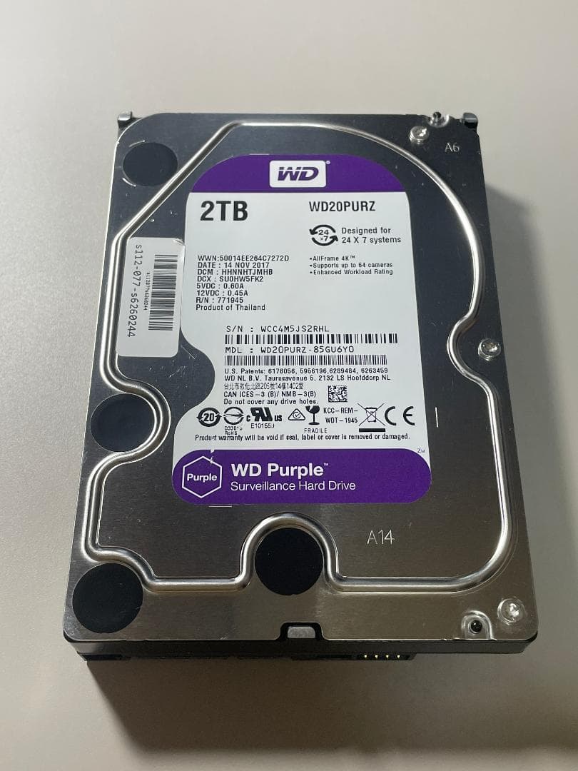 DIGA 修理／換装／増量用 2TB HDD（DiskInfo正常品）タイプⅠ