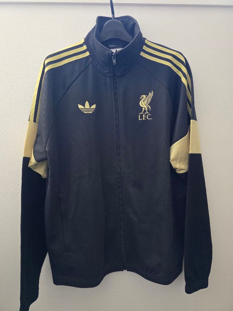 最終価格‼️adidasトラックジャージ/リバプール XL ブラック/ゴールド
