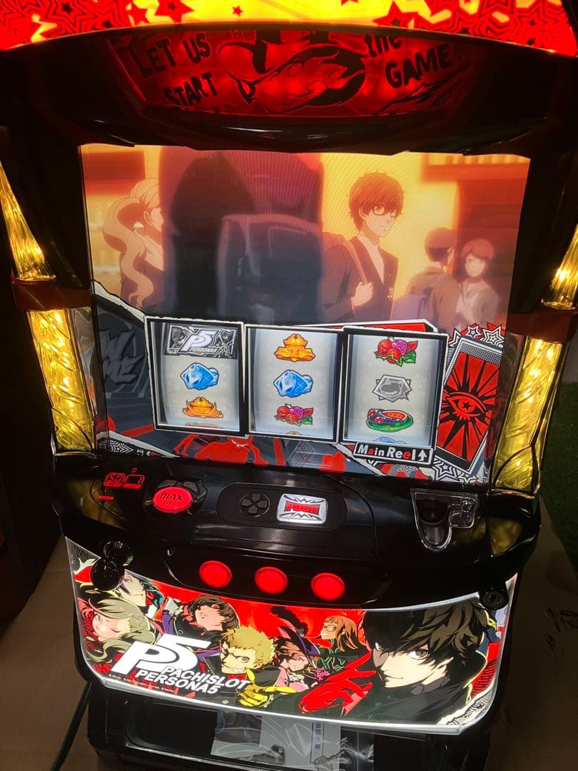 らいすぼーるしゃわー スロット　ペルソナ5 実機　　無段階ボリューム