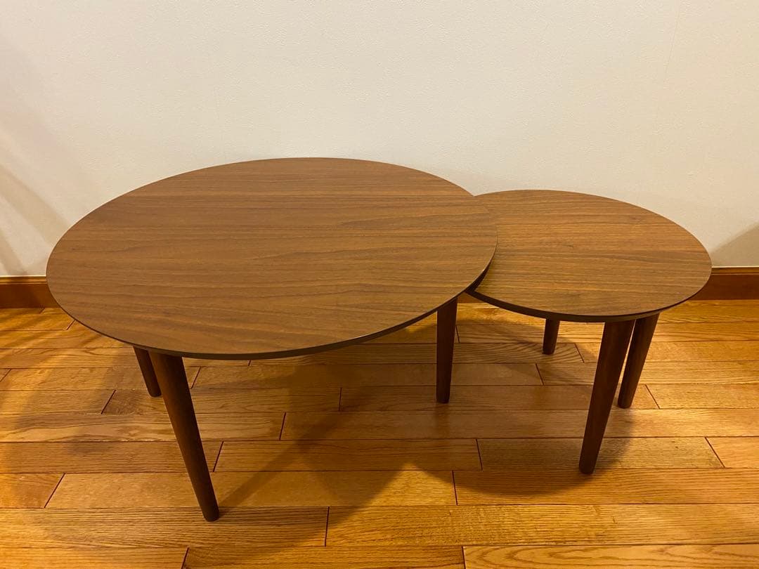 高野木工 バルーン センターテーブル リビングテーブル 69-2 ウォールナット