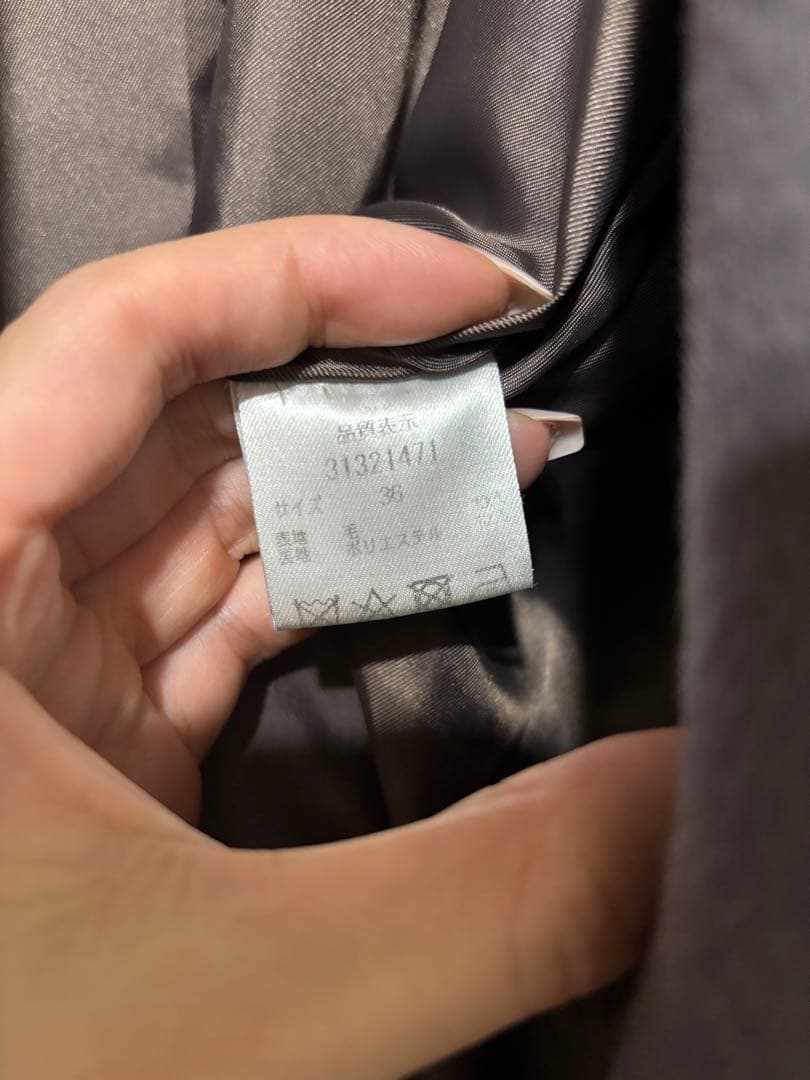 Mystrada ロングコート　ウール100%