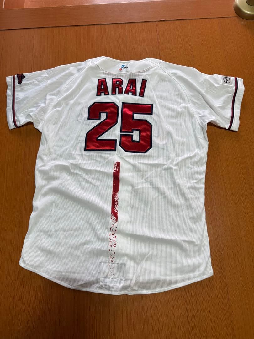 【新井監督　続投記念】広島カープ 25 プロモデルユニフォーム Lサイズ