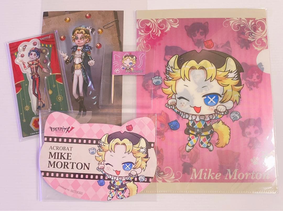 ナンジャ　第五人格 曲芸師 クリアファイル　コースター　フラッグ　5点セット