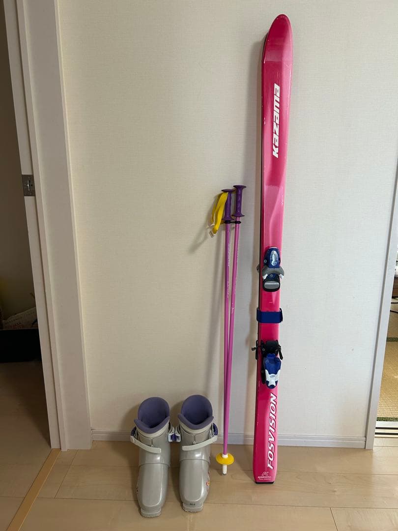 子供用スキー板セット 150cm ブーツ24cm