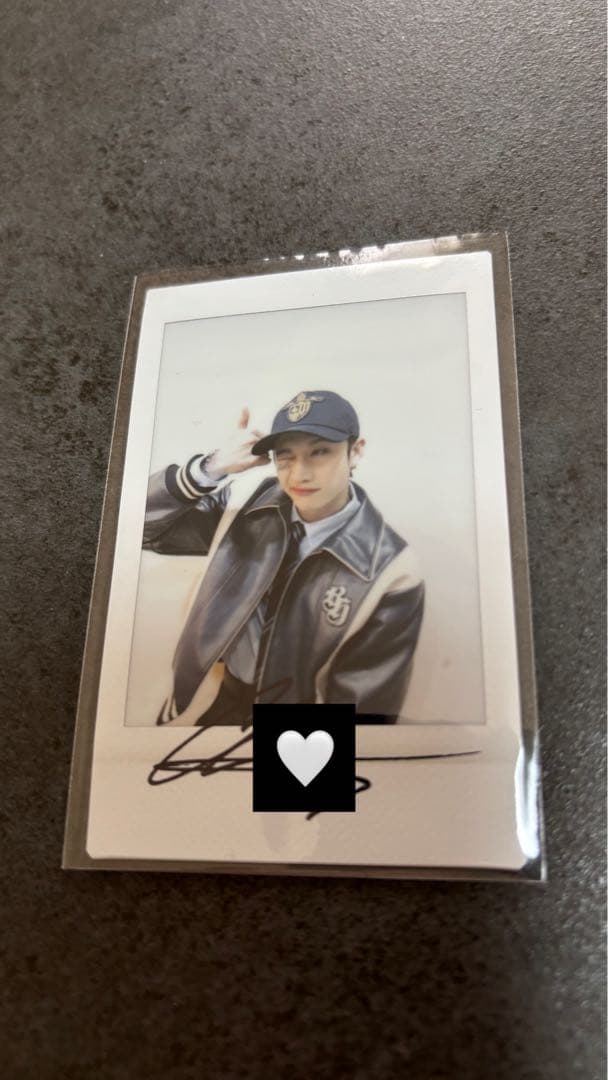 Straykids　バンチャン　直筆サイン入り　インスタント写真