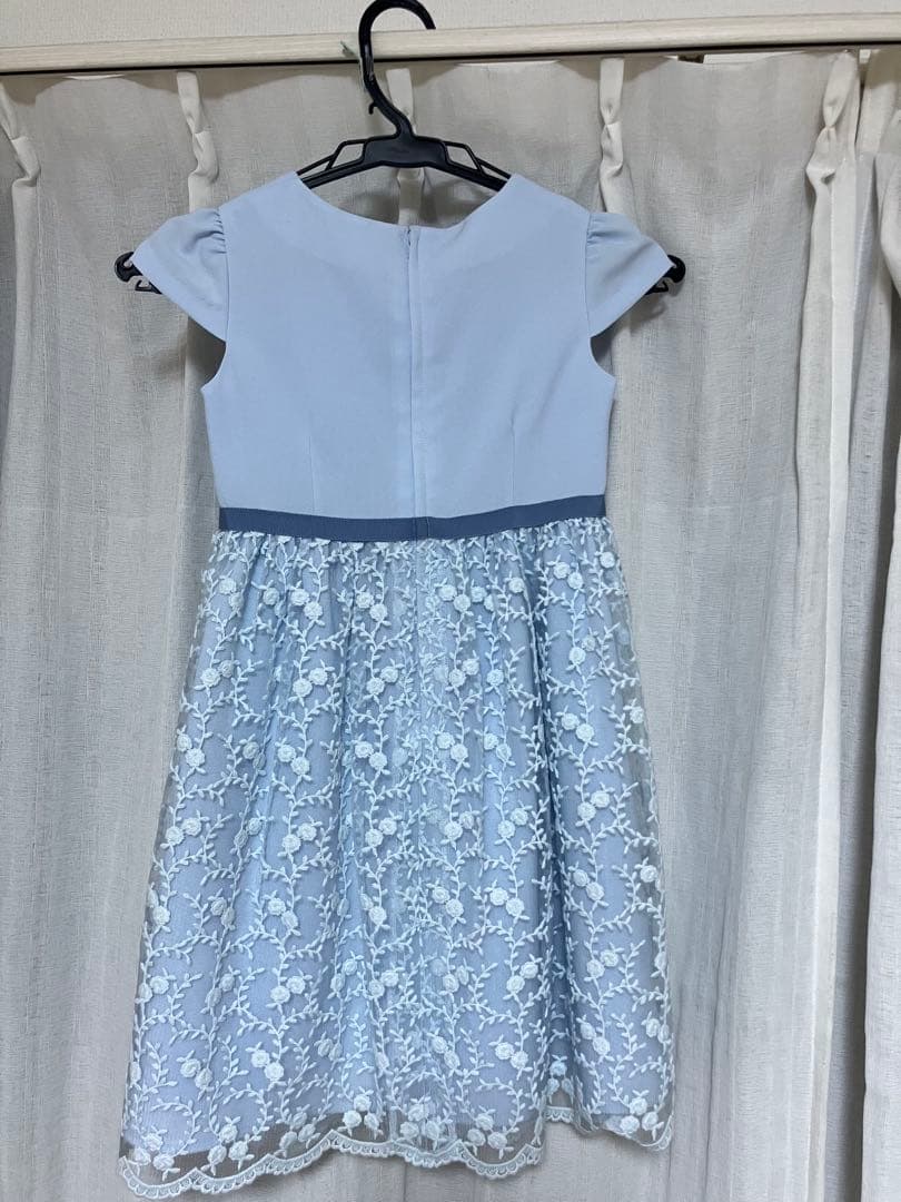 アーヴェヴェ フォーマルワンピース120センチ水色 ボレロセット入学式 卒業式