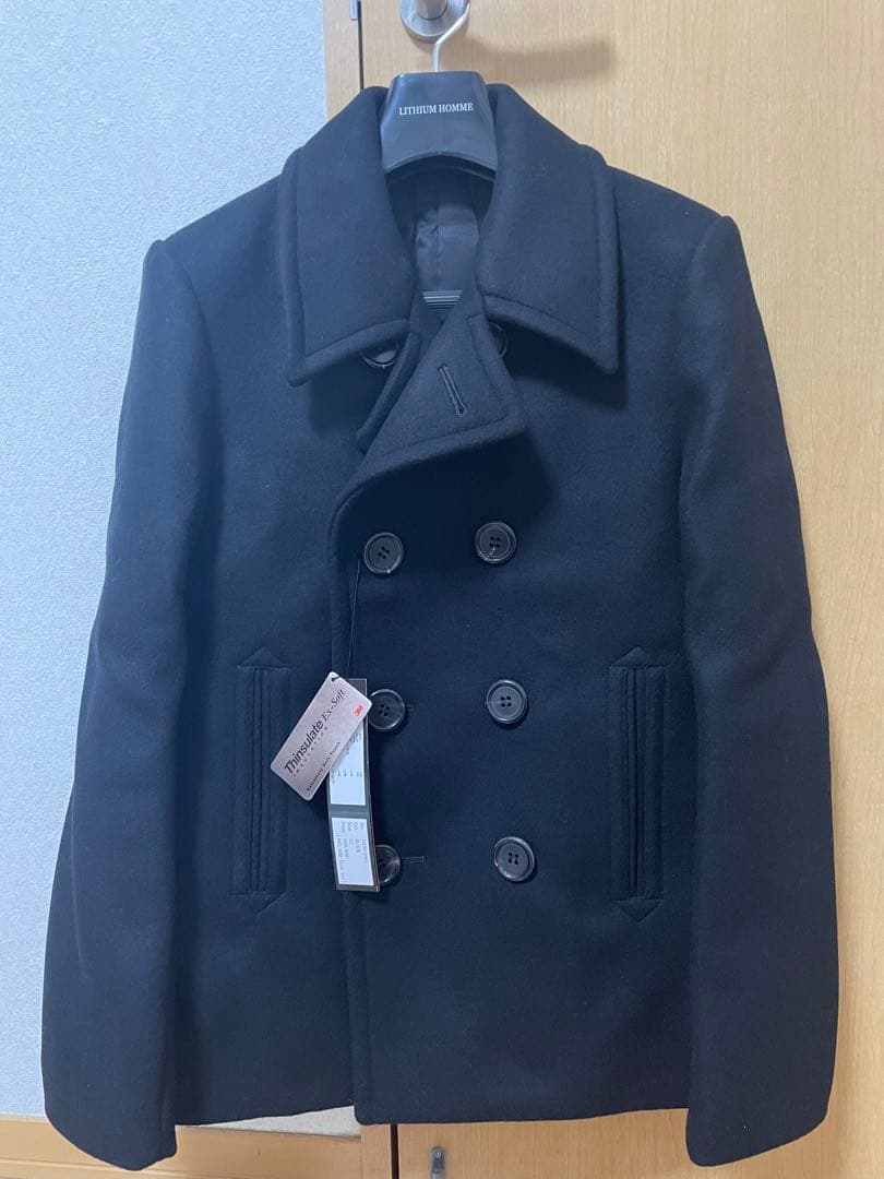 リチウムオム LH20-0801 42サイズ　ブラック ピーコート