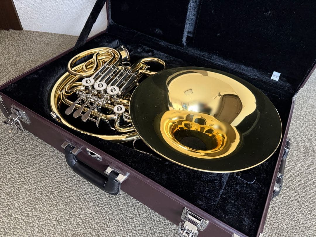 【プロ奏者選定品】ヤマハ ホルン YHR-668D フルダブル（純正ケース付）