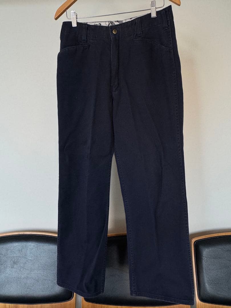 ベンデイビス ネイビー オールコットン フリスコパンツ