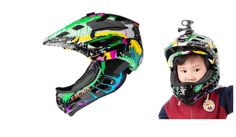 CIGNA PRO ストライダー レース用 フルフェイス ヘルメット 走行撮影
