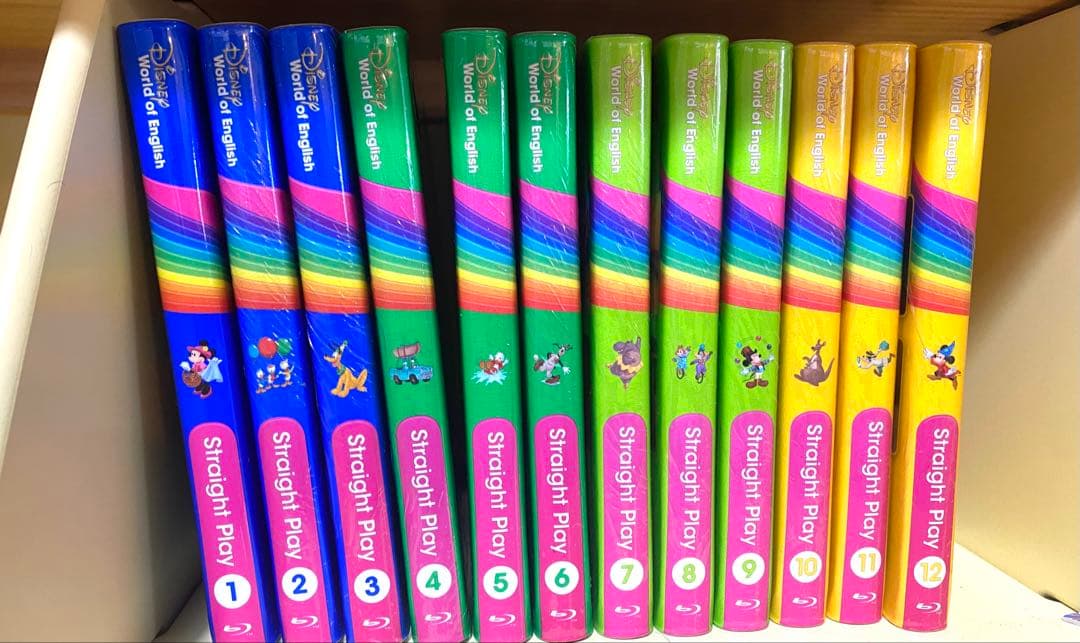 ディズニー英語システム Straight Play BluRay12巻