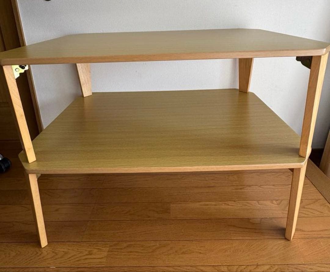 ニトリ木製テーブル　2台セット①