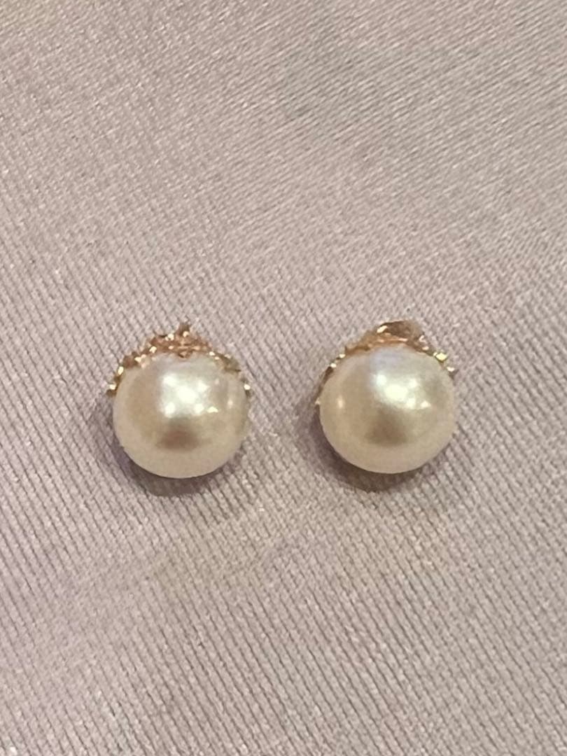 agete K10パールチャーム