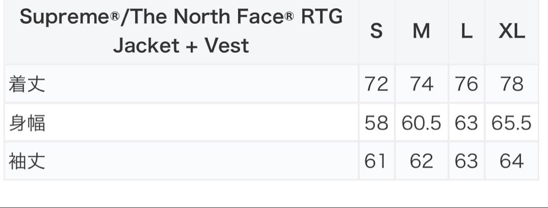 Supreme × THE NORTH FACE RTGベスト