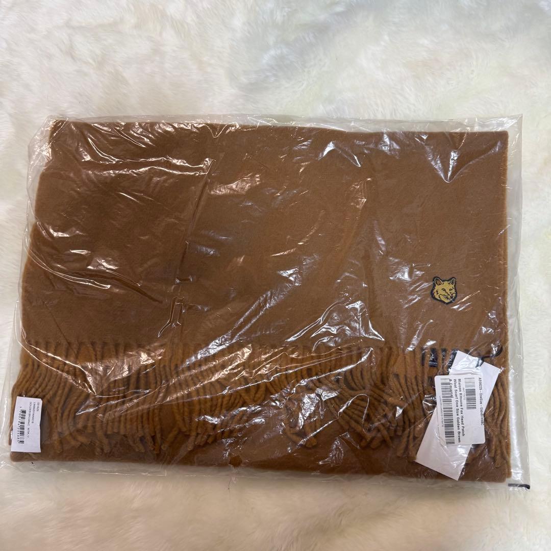 【新品正規品】MAISON KITSUNE メゾンキツネ　ウールマフラー