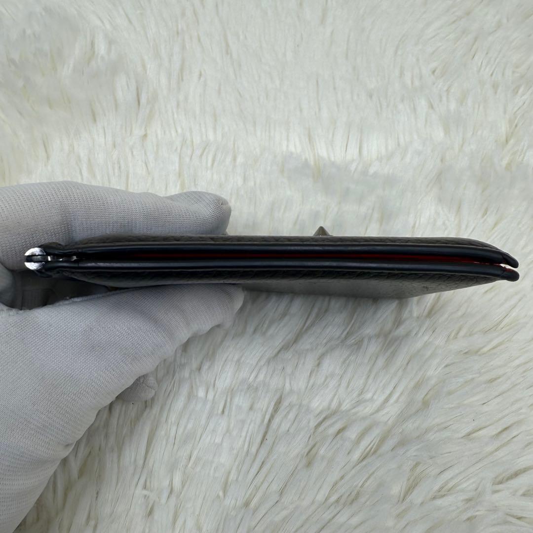 ✨美品✨ クリスチャンルブタン マネークリップ ブラック スタッズ ロゴ レザー