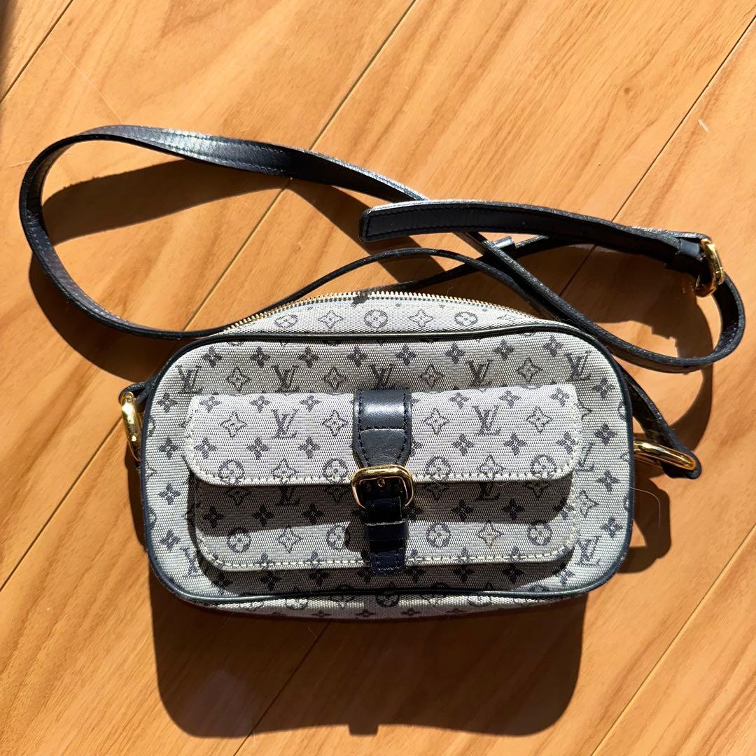 ショルダーバッグ グレー/ネイビー