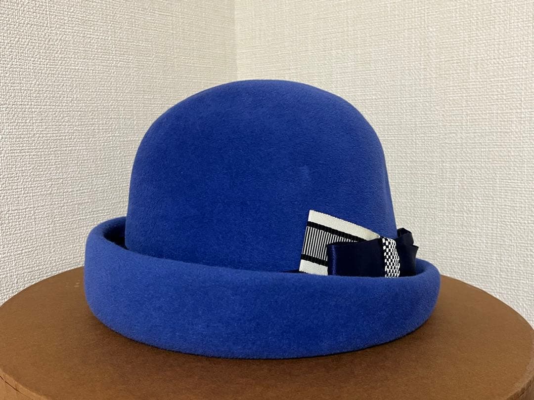 婦人帽子 モガ モダンガール 釣鐘型 戦前 復刻 57.5cm