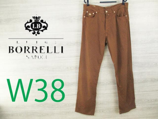 新品 BORRELLI●ボレッリ＜コットン パンツ＞ビッグサイズ●MP728c