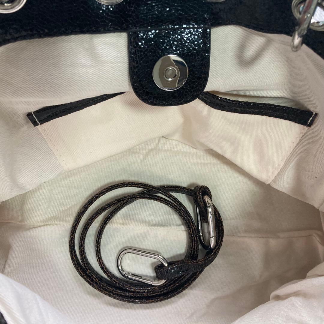 paloma wool レザー ショルダーバッグ ブラック